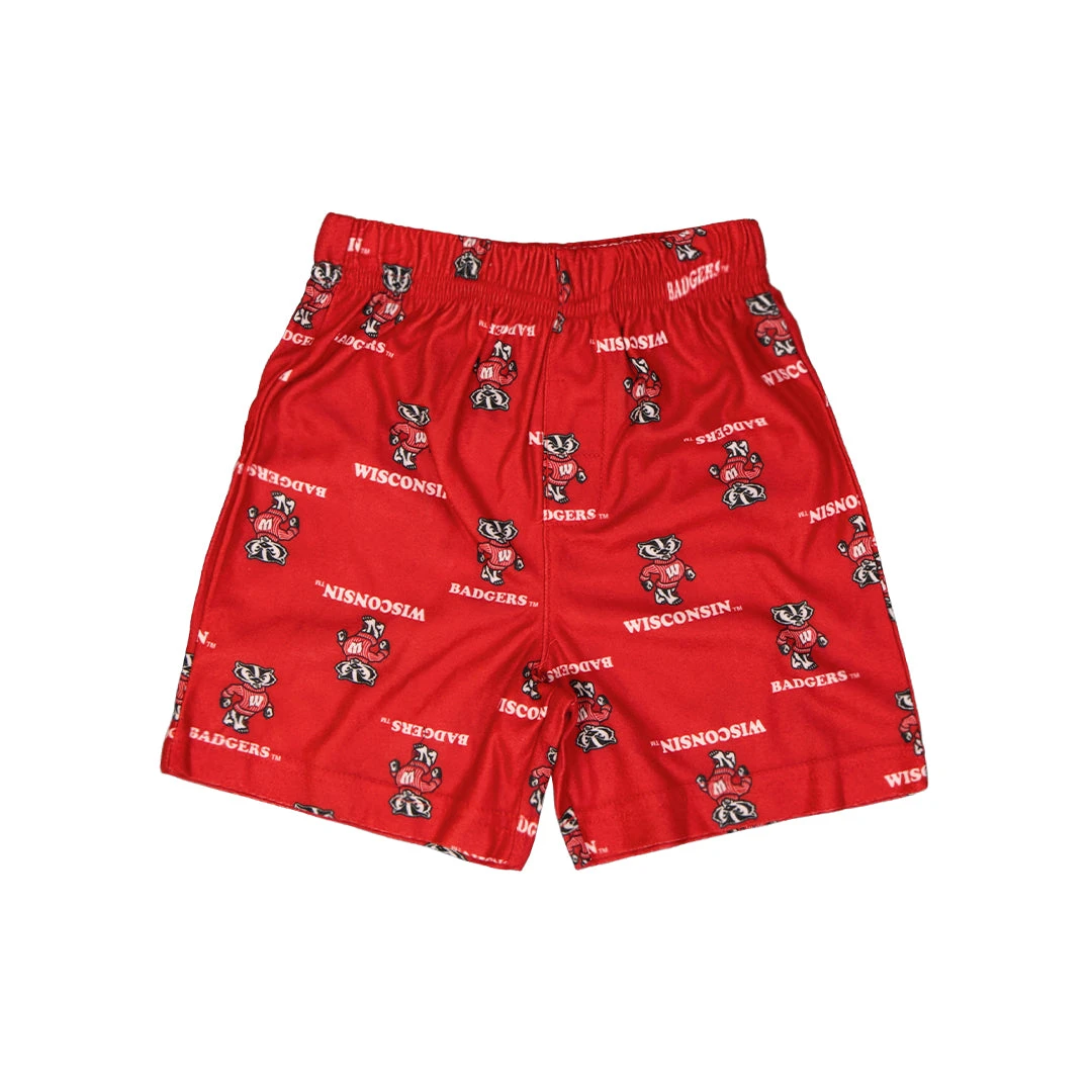 Outerstuff Kids' (Toddler) Wisconsin Badgers Printed Shorts (K44LFZ 82N) 3 Outerstuff Kids' (Toddler) Wisconsin Badgers Printed Shorts (K44LFZ 82N)