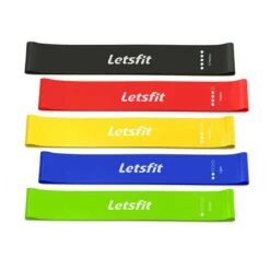 Letsfit - 5 Pack Loop Resistance Band Set (JSD01)