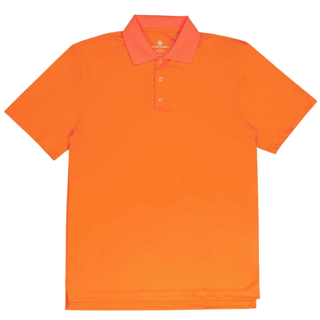 Levelwear - Men's Helium Polo (PM55L ORG) 3 Levelwear - Men's Helium Polo (PM55L ORG)