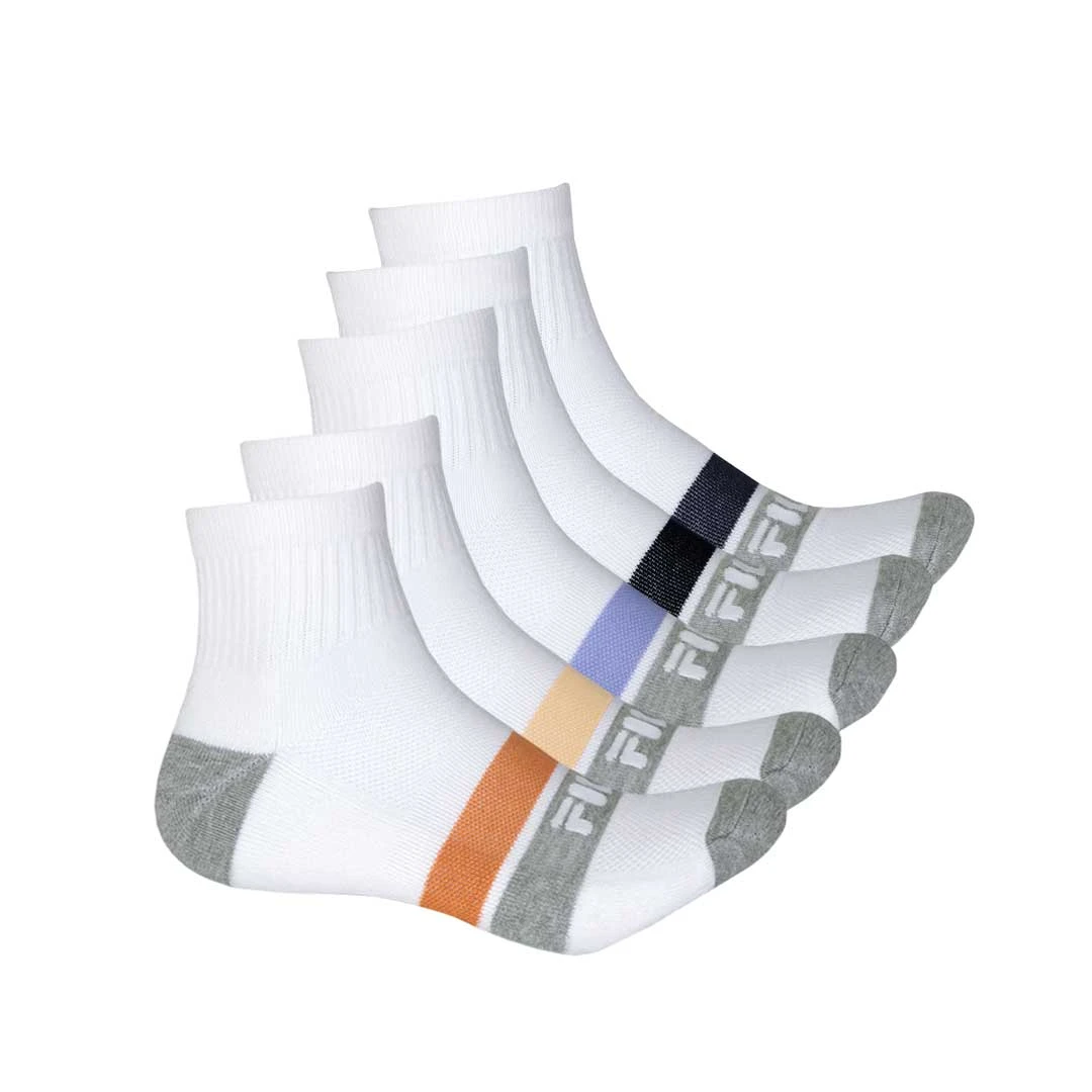 FILA - Men's 6 Pack 1/4 Sock (M-FW0119 COMBO7) 10 FILA - Men's 6 Pack 1/4 Sock (M-FW0119 COMBO7) - Image 8