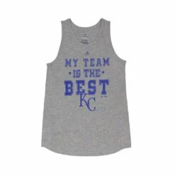 Outerstuff MLB - Kids' (Junior) Kansas City Royals Tank Top (M37ONQ 21)