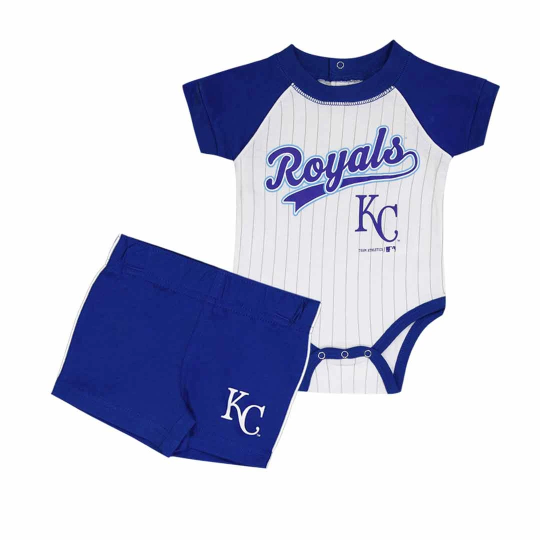 Outerstuff MLB - Kids' (Infant) Kansas City Royals Top & Shorts Set (KX2BK5 21) 3 Outerstuff MLB - Kids' (Infant) Kansas City Royals Top & Shorts Set (KX2BK5 21)