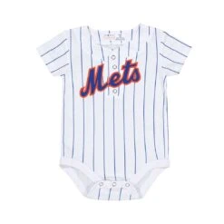 Outerstuff MLB - Kids' (Infant) New York Mets Home Replica Creeper (KJ72JLB08)
