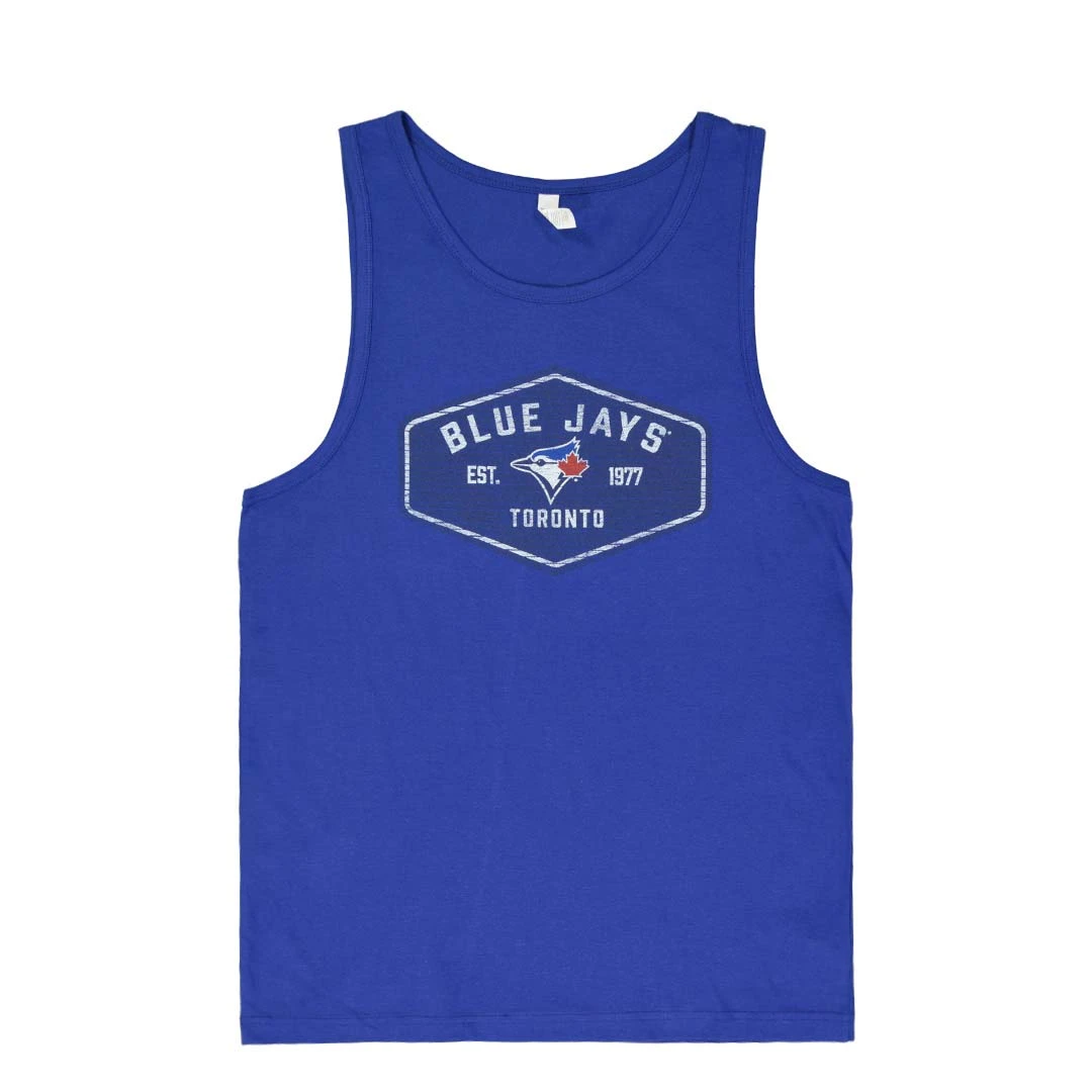MLB - Men's Toronto Blue Jays Camp Out Tank Top (3399TBCMOT 430) 3 MLB - Men's Toronto Blue Jays Camp Out Tank Top (3399TBCMOT 430)