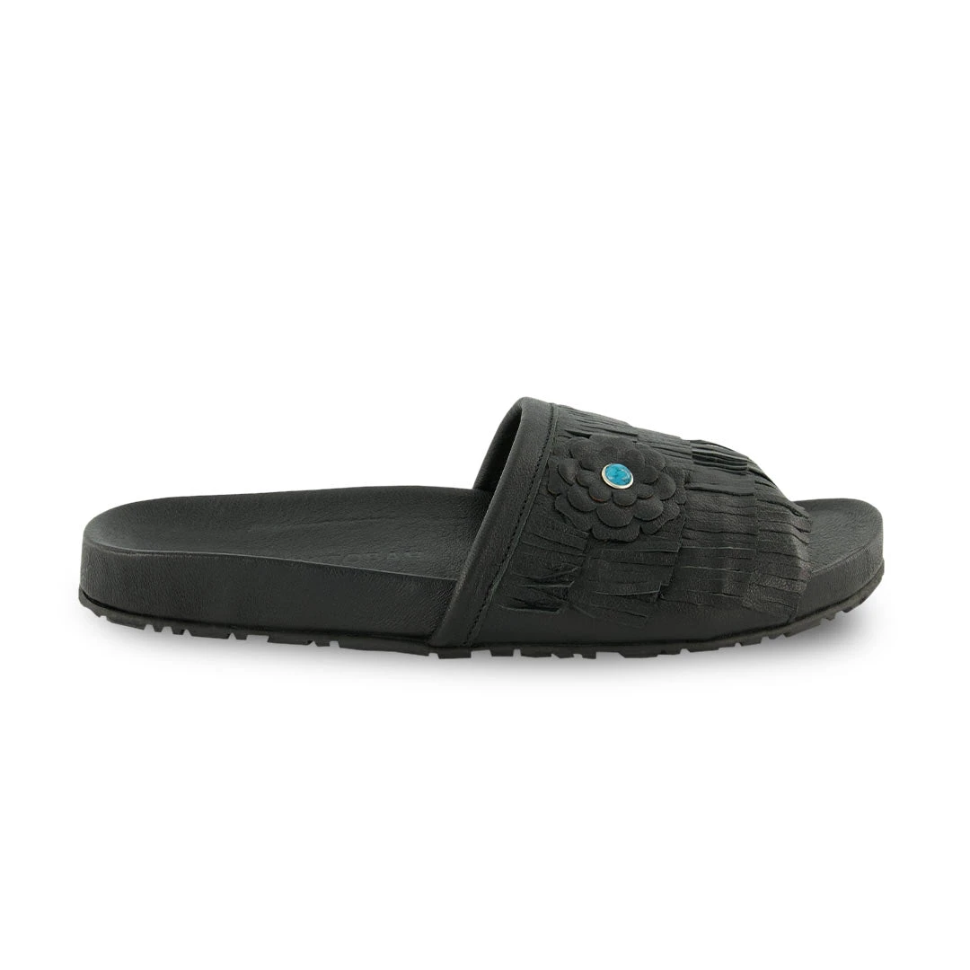 Manitobah - Women's Wasaga Fringed Slides (4061206) 3 Manitobah - Women's Wasaga Fringed Slides (4061206)
