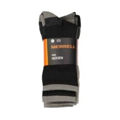 Merrell - Men's 4 Pack Hiker Crew Sock (MEA33616C4 CHAST) -SVP Sports Sale Merrell Men s 4pk Hiker Crew Sock MEA33616C4 CHAST 06