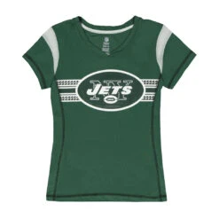 Outerstuff NFL - Kids' (Junior) New York Jets V-Neck T-Shirt (KT17EMF 07)