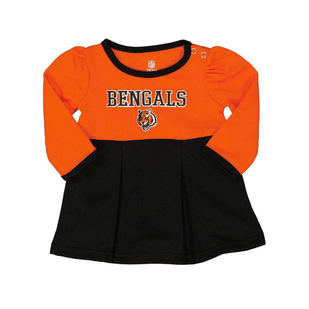 Outerstuff NFL - Kids' (Infant) Bengals Cheer Dress (KW12AUM 25) 3 Outerstuff NFL - Kids' (Infant) Bengals Cheer Dress (KW12AUM 25)