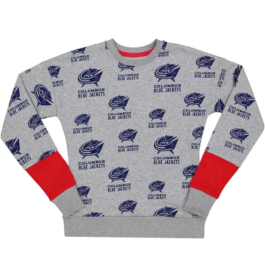 Outerstuff NHL - Girls' (Junior) Columbus Blue Jackets Crewneck Sweater (HK5G6HBRV) 3 Outerstuff NHL - Girls' (Junior) Columbus Blue Jackets Crewneck Sweater (HK5G6HBRV)