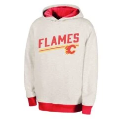 Outerstuff NHL - Kids' (Junior) Calgary Flames Timeless Pullover Hoodie (HK5B7FGKX FLM)