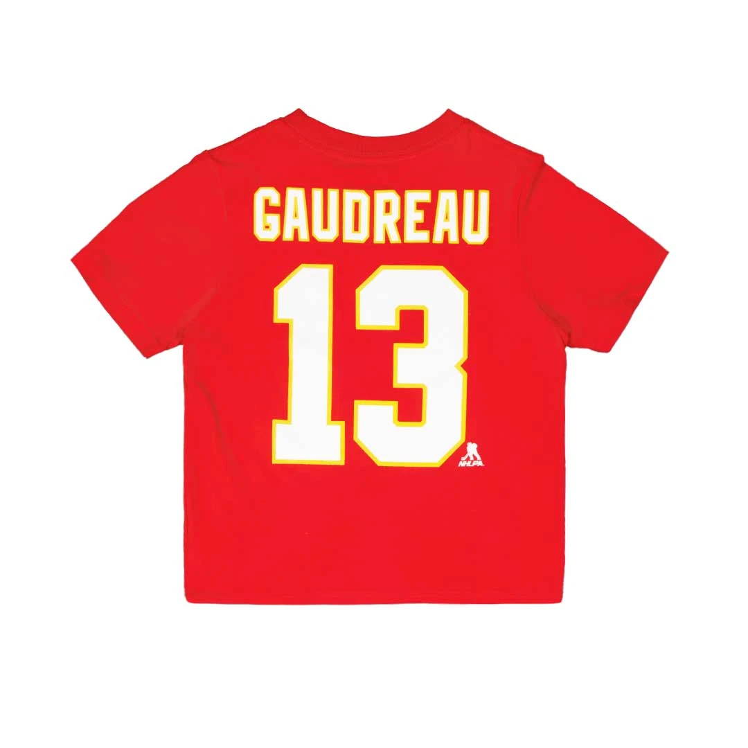 Outerstuff NHL - Kids' (Toddler) Calgary Flames Gaudreau T-Shirt (HK5T1HAABF20H01 FLMJG) 4 Outerstuff NHL - Kids' (Toddler) Calgary Flames Gaudreau T-Shirt (HK5T1HAABF20H01 FLMJG) - Image 2