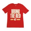 Outerstuff NHL - Kids' (Junior) Calgary Flames Bring The Red T-Shirt (HK5B7HCCAH01 FLM)