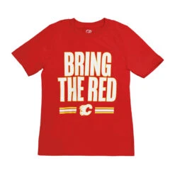 Outerstuff NHL - Kids' (Junior) Calgary Flames Bring The Red T-Shirt (HK5B7HCCAH01 FLM)