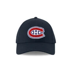NHL - Men's Montreal Canadiens Flat Logo Hat (NHXX2KQMHDCC1PB 41NVY)