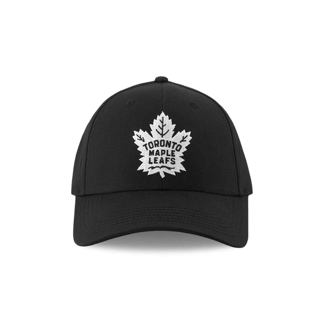 NHL - Men's Toronto Maple Leafs Flat Logo Hat (NHXX2L0MHDCC1PB 00BLK) 3 NHL - Men's Toronto Maple Leafs Flat Logo Hat (NHXX2L0MHDCC1PB 00BLK)