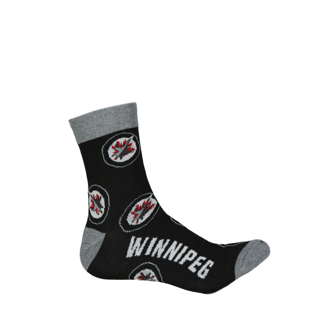 NHL - Men's Winnipeg Jets 2 Pack Socks (NHXX0N8MFQPC1GT 07BCH) 4 NHL - Men's Winnipeg Jets 2 Pack Socks (NHXX0N8MFQPC1GT 07BCH) - Image 2