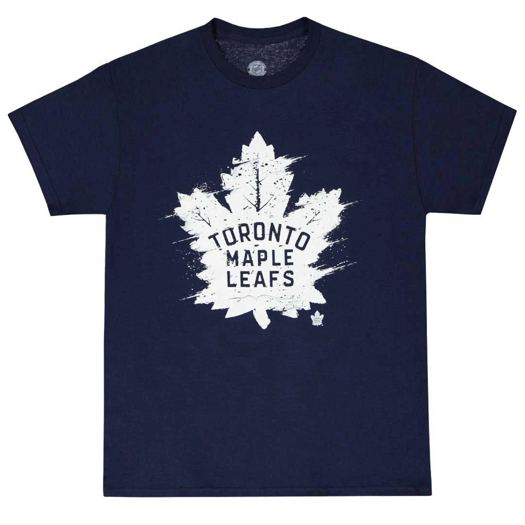 NHL - Men's Toronto Maple Leafs Splatter T-Shirt (NHXX26MMSC1A1PB 41NVY) 3 NHL - Men's Toronto Maple Leafs Splatter T-Shirt (NHXX26MMSC1A1PB 41NVY)