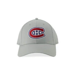 NHL - Men's Montreal Canadiens Flat Logo Hat (NHXX2KQMHDCC1PB 02GRY)