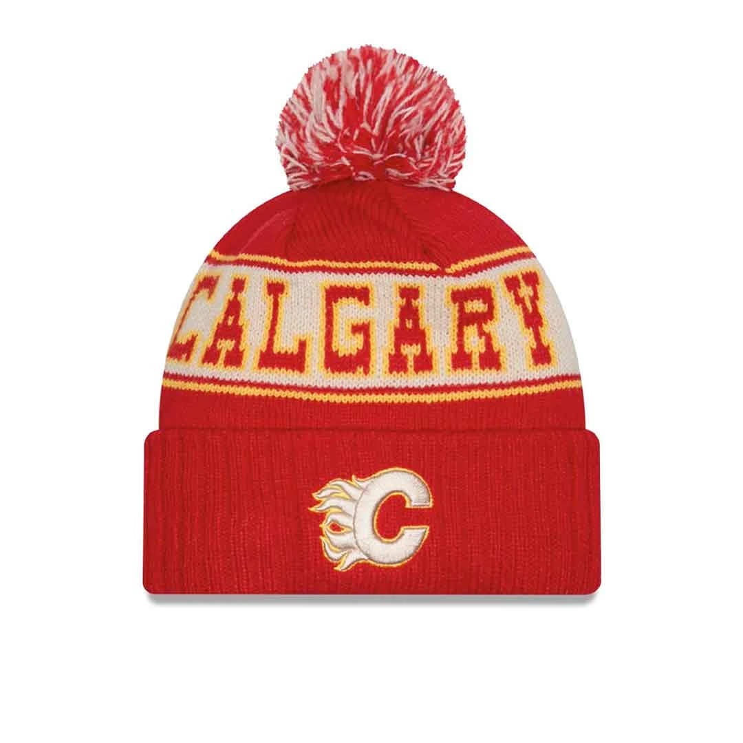 New Era - Calgary Flames Retro Knit Beanie (60652893) 3 New Era - Calgary Flames Retro Knit Beanie (60652893)