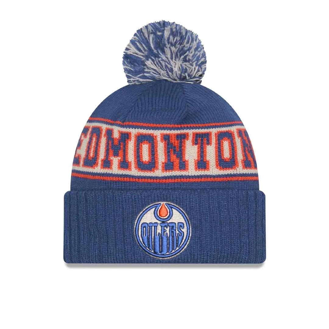 New Era - Edmonton Oilers Retro Knit Beanie (60652885) 3 New Era - Edmonton Oilers Retro Knit Beanie (60652885)