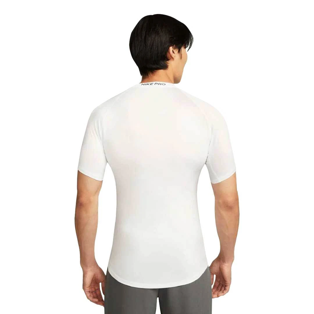 Nike Pro - Men's Dri-Fit Slim Short Sleeve T-Shirt (FB7932 100) 5 Nike Pro - Men's Dri-Fit Slim Short Sleeve T-Shirt (FB7932 100) - Image 3