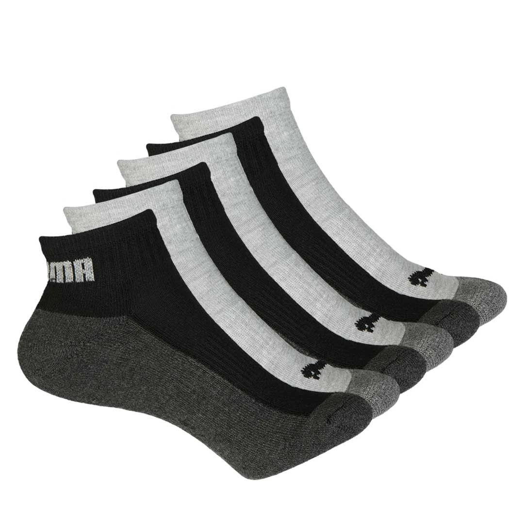 Puma - Kids' 6 Pack 1/4 Crew Sock (P116851 008) 3 Puma - Kids' 6 Pack 1/4 Crew Sock (P116851 008)