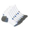 Puma - Kids' 6 Pack 1/4 Crew Sock (P117541 109) -SVP Sports Sale Puma Kids 6 Pack 1 4 Crew Sock P117541 109 01