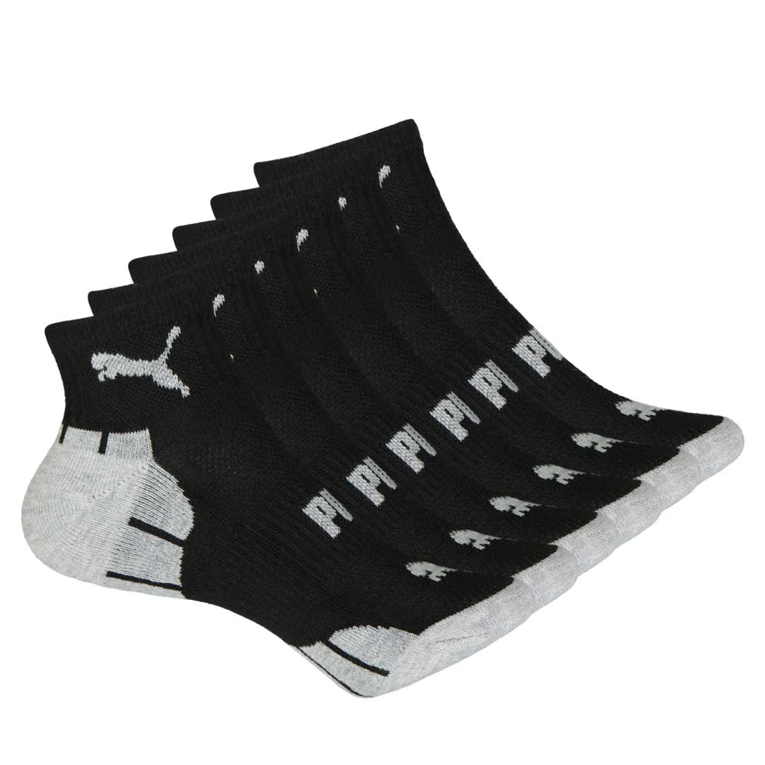 Puma - Kids' 6 Pack Low Cut Sock (P114469 008) 3 Puma - Kids' 6 Pack Low Cut Sock (P114469 008)