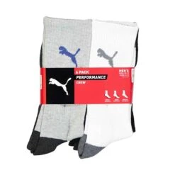 Puma - Men's 6 Pack Crew Socks (P115312C 037) 11 Puma - Men's 6 Pack Crew Socks (P115312C 037) -SVP Sports Sale Puma Men s 6 Pack Crew Socks P115312C 037 05