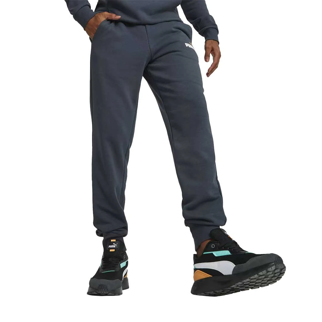 Puma - Men's Essentials+ 2 Colour Logo Pant (586768 15) 4 Puma - Men's Essentials+ 2 Colour Logo Pant (586768 15) - Image 2
