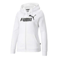 Puma - Women's Essentials Logo Full Zip Hoodie (586806 02)