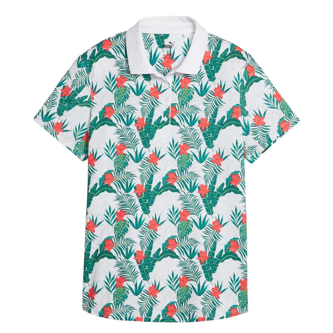Puma - Women's MATTR Tropic Short Sleeve Golf Polo (623925 01) 3 Puma - Women's MATTR Tropic Short Sleeve Golf Polo (623925 01)