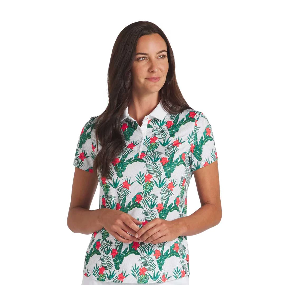 Puma - Women's MATTR Tropic Short Sleeve Golf Polo (623925 01) 4 Puma - Women's MATTR Tropic Short Sleeve Golf Polo (623925 01) - Image 2