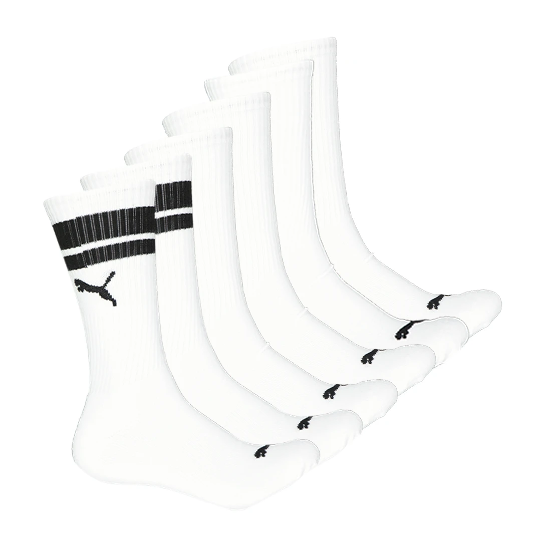 Puma - Men's 6 Pack Crew Socks (P601463C 107) 3 Puma - Men's 6 Pack Crew Socks (P601463C 107)