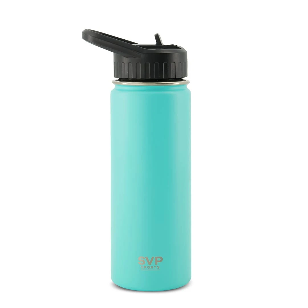 SVP Sports - 18oz Insulated Thermal Bottle - Hot & Cold (18OZ-SVP-BLUAQUA) 3 SVP Sports - 18oz Insulated Thermal Bottle - Hot & Cold (18OZ-SVP-BLUAQUA)