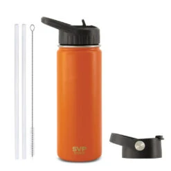 SVP Sports - 18oz Insulated Thermal Bottle - Hot & Cold (18OZ-SVP-ORG) -SVP Sports Sale SVP Sports 18oz Insulated Thermal Bottle 18OZ SVP ORG 03
