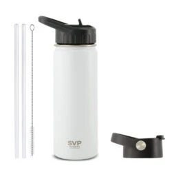 SVP Sports - 18oz Insulated Thermal Bottle - Hot & Cold (18OZ-SVP-WHT) -SVP Sports Sale SVP Sports 18oz Insulated Thermal Bottle 18OZ SVP WHT 03 dfb97a20 9375 41c1 b0dc 04d4aa67661a