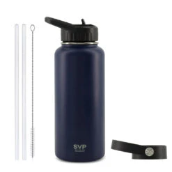 SVP Sports - 32oz Insulated Thermal Bottle - Hydra Sport (32OZ-SVP-BLU) -SVP Sports Sale SVP Sports 32oz Insulated Thermal Bottle 32OZ SVP BLU SVP Sports 32oz Insulated Thermal Bottle 32OZ SVP BLU 03