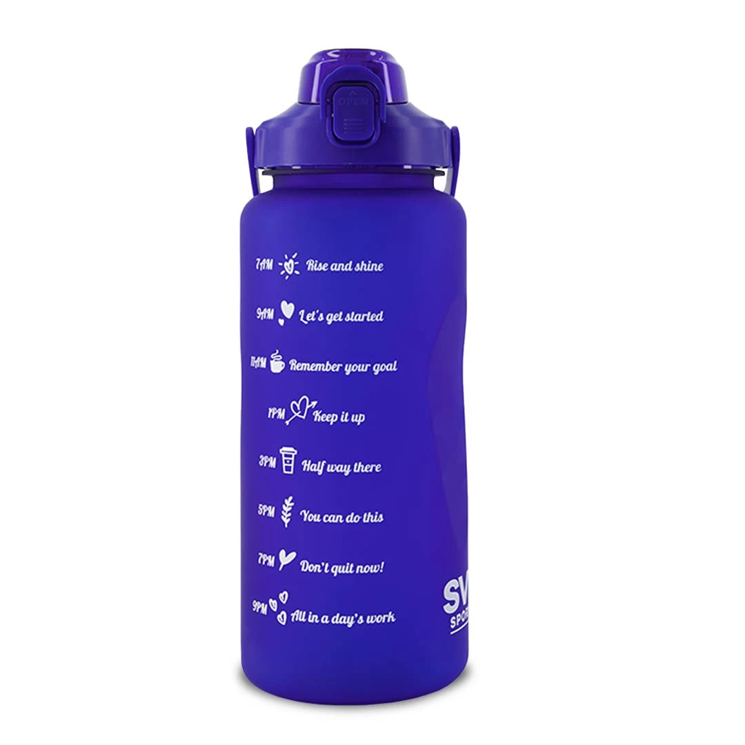 SVP Sports - 64oz Hydration Water Bottle (64OZ-BLU) 4 SVP Sports - 64oz Hydration Water Bottle (64OZ-BLU) - Image 2