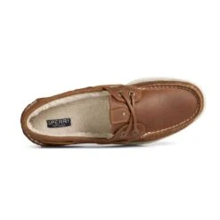 Sperry - Men's Authentic Original 2-Eye Cozy Tan Shoes (STS24468) -SVP Sports Sale Sperry Men s Authentic Original 2 Eye Cozy Tan Shoes STS24468 4