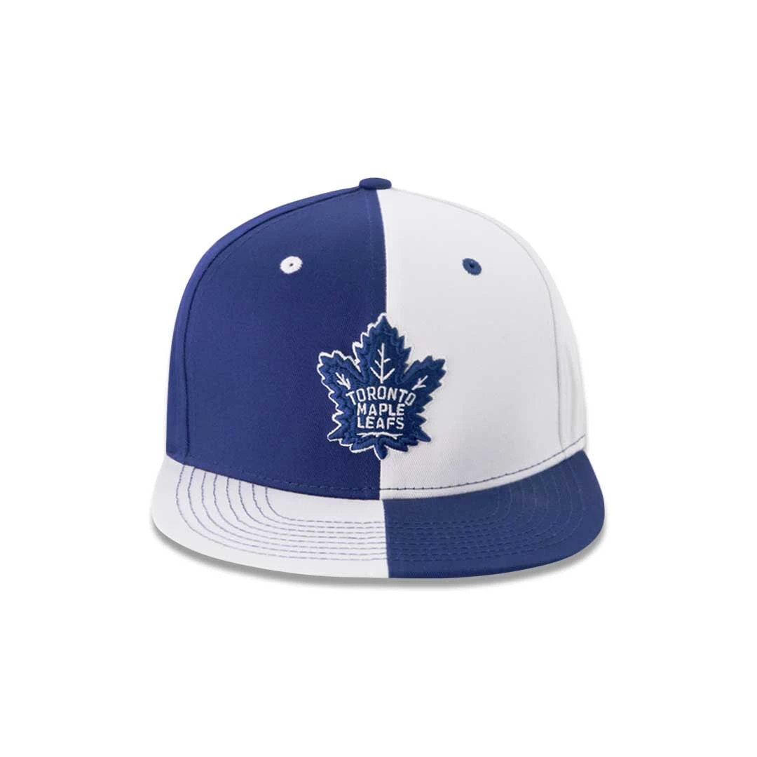 Starter - Toronto Maple Leafs Pin Wheel Snapback Hat (LH410982 TML) 3 Starter - Toronto Maple Leafs Pin Wheel Snapback Hat (LH410982 TML)
