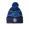 Starter - Winnipeg Jets Pom Beanie (LH410992 WPJ) 2 Starter - Winnipeg Jets Pom Beanie (LH410992 WPJ) -SVP Sports Sale Starter Winnipeg Jets Pom Beanie LH410992 WPJ 001