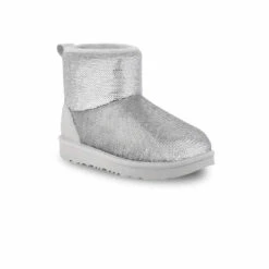 UGG® - Kids' (Infant) Classic Mini Mirror Ball Boots (1143708T-SLV) -SVP Sports Sale UGG Kids Infant Preschool Classic Mini Mirror Ball Boots 1143708T SLV 03