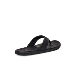 UGG® - Men's Seaside Leather Flip Flop Sandals (1102690-BLK) -SVP Sports Sale UGG Men s Seaside Leather Flip Flop Sandals 1102690 BLK 04
