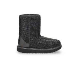UGG® - Kids' (Infant) Classic II Gel Hearts Boots (1143730T-BLK)