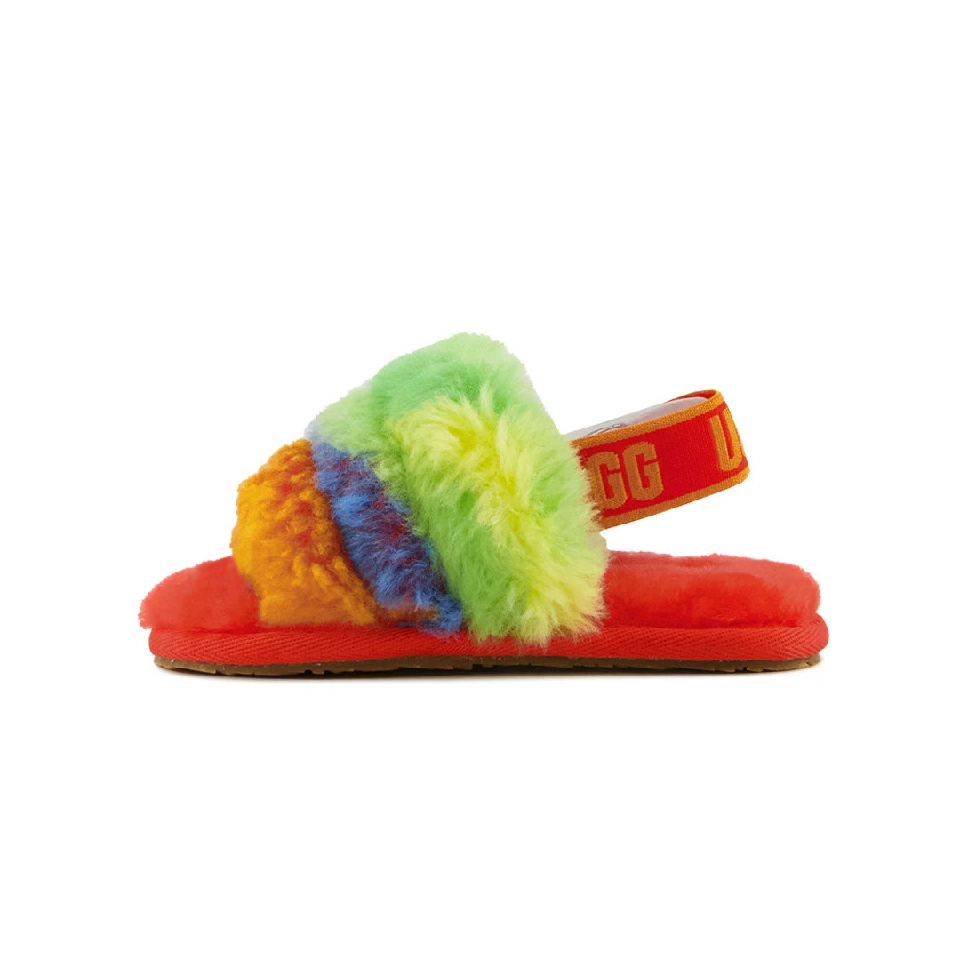 UGG® - Kids' (Infant) Fluff Yeah Cali Collage Slippers (1119841T-RSTR) 4 UGG® - Kids' (Infant) Fluff Yeah Cali Collage Slippers (1119841T-RSTR) - Image 2