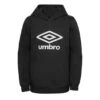 Umbro - Kids' (Junior) F22 Classic Logo Hoodie (HUUB5UBLK UAU) -SVP Sports Sale Umbro Kids Junior F22 Classic Logo Hoodie HUUB5UBLK UAU 01