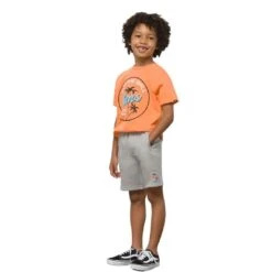 Vans - Kids' Mini Dual Palm Fleece II Shorts (5KP402F) -SVP Sports Sale Vans Kids Mini Dual Palm Fleece Short II 5KP402F 2