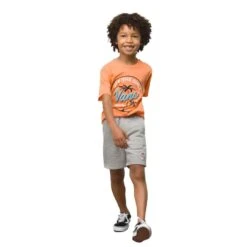 Vans - Kids' Mini Dual Palm Fleece II Shorts (5KP402F) -SVP Sports Sale Vans Kids Mini Dual Palm Fleece Short II 5KP402F 3