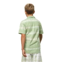 Vans - Kids' (Junior) Peace Of Mind Woven Short Sleeve Shirt (7SFXYV9) -SVP Sports Sale Vans Kids Peace Of Mind Woven Short Sleeve Shirt 7SFXYV9